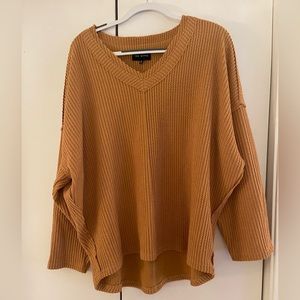 Burnt Orange Oversized Sweater